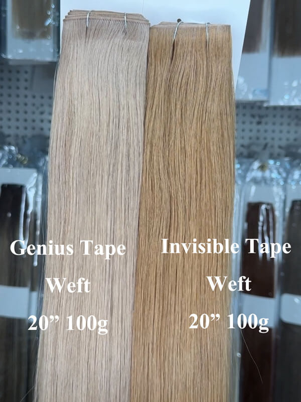 Stocked / Genius Tape Weft , Invisible Tape weft 20" 100g