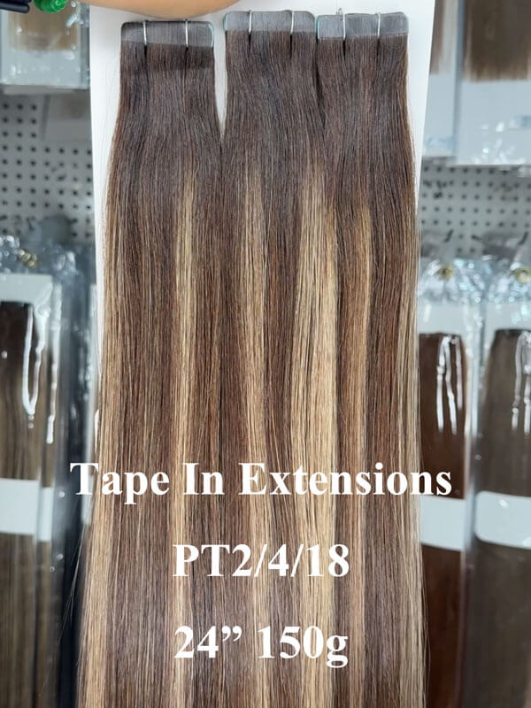 Stocked / Tape in Extensions 24" PT2/4/18 150G